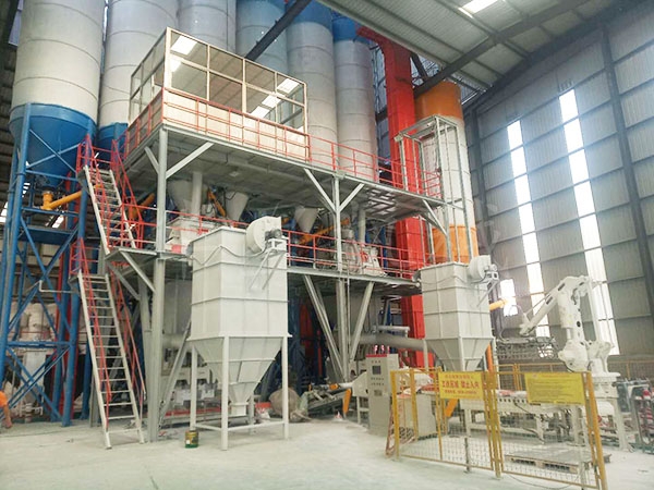 Shandong light plastering gypsum mortar production line